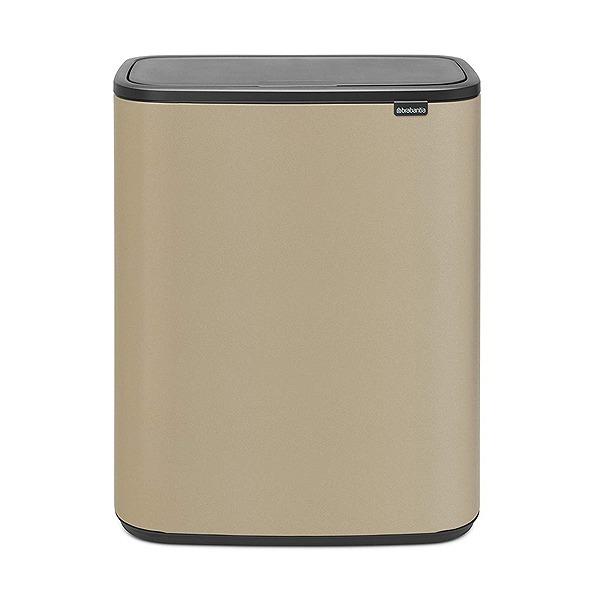 brabantia ブラバンシア ゴミ箱 BO タッチビン 2X30L ふた付き ミネラルコンクリートグレー （ 分別ゴミ箱 ごみ箱 キッチン ） | brabantia | 02