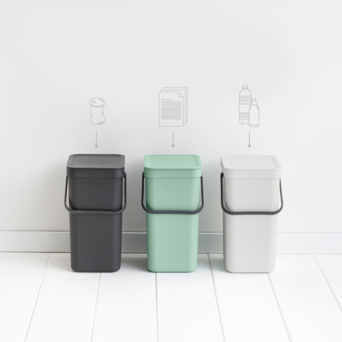 brabantia（ブラバンシア） ゴミ箱 12L ソート＆ゴー ウェイストビン