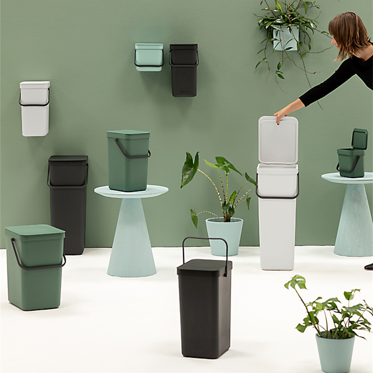 brabantia（ブラバンシア） ゴミ箱 12L ソート＆ゴー ウェイストビン