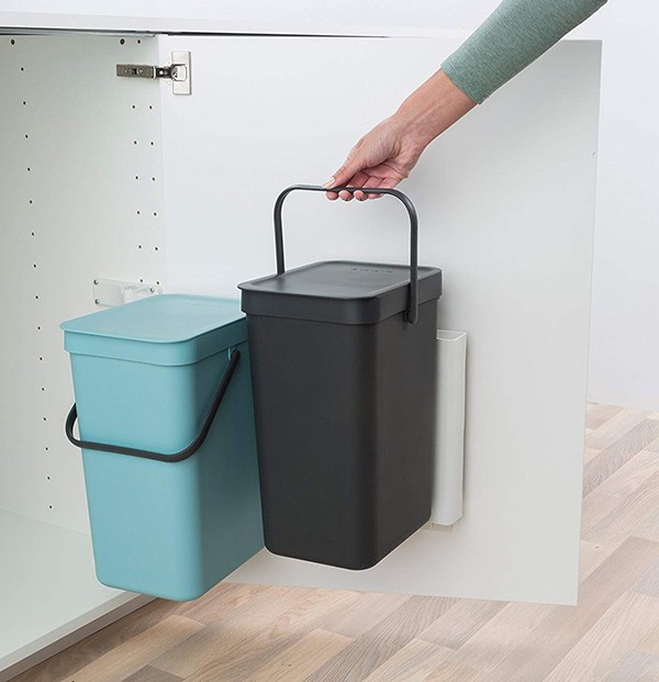 ゴミ箱 ブラバンシア brabantia ソート＆ゴー ビルトイン ウェイストビン 16L×2個 シンク扉 壁掛け （ ごみ箱 キッチン  ダストボックス ） : 318443 : リビングート ヤフー店 - 通販 - Yahoo!ショッピング