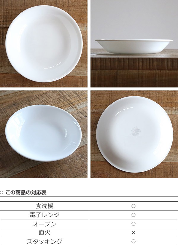 プレート 17cm 深皿 コレール CORELLE 皿 食器 スウィートストロベリー （ お皿 深い 白 食洗機対応 電子レンジ対応 中皿 取り皿  オーブン対応 耐熱 ） : 318729 : リビングート ヤフー店 - 通販 - Yahoo!ショッピング