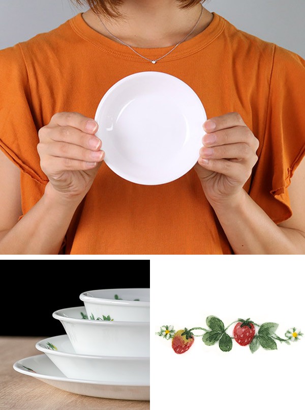 プレート 12cm 深皿 コレール CORELLE 皿 食器 スウィートストロベリー