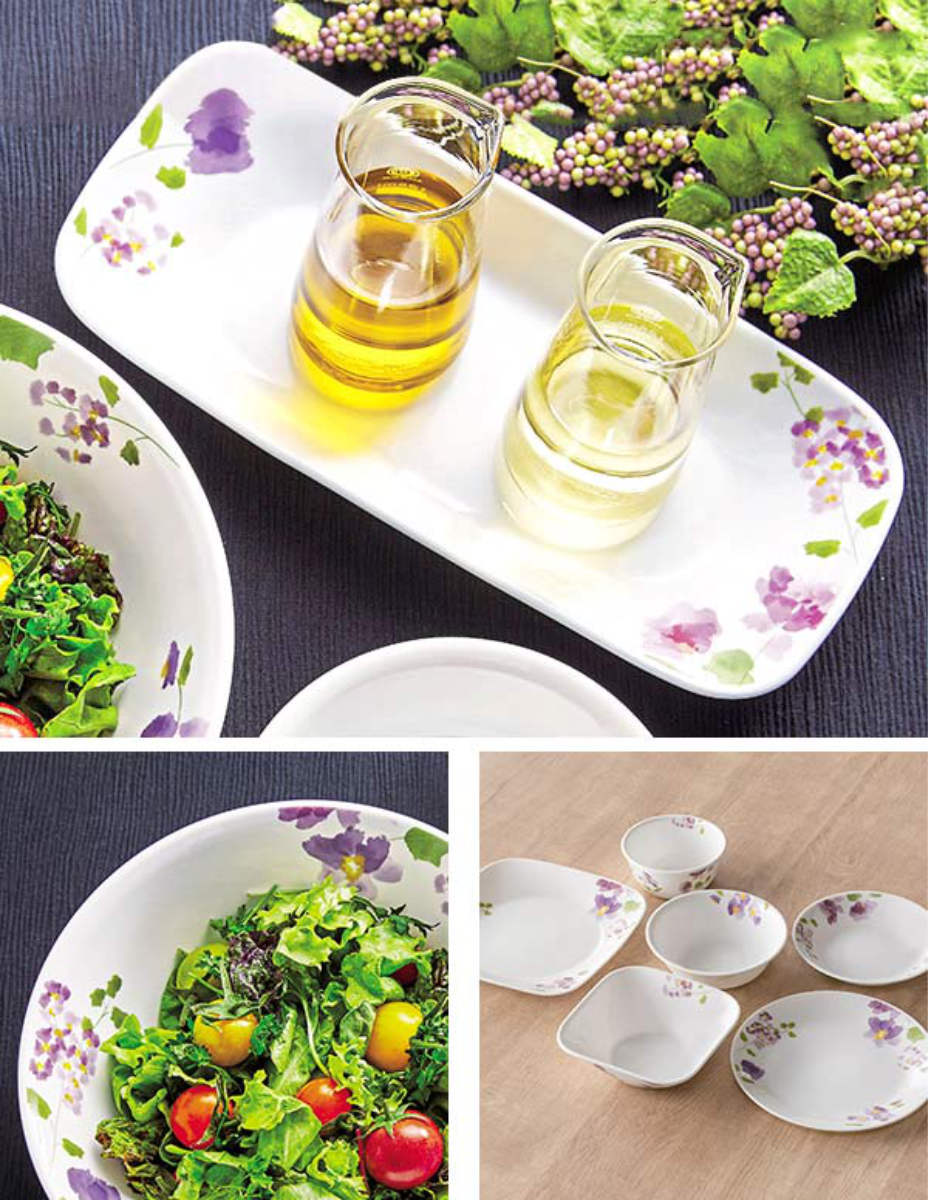 ★新品★ コレール 長皿　バイオレットミスト　 ５枚セット コレール プレート 26.5cm 長皿 CORELLE バイオレットミスト 5枚