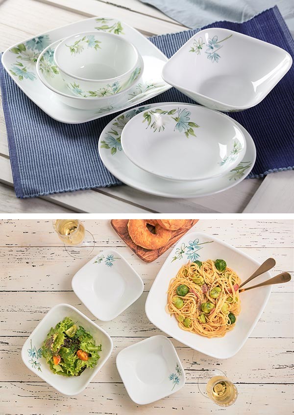 プレート 21.5cm コレール CORELLE フェアリーフローラ 5枚セット