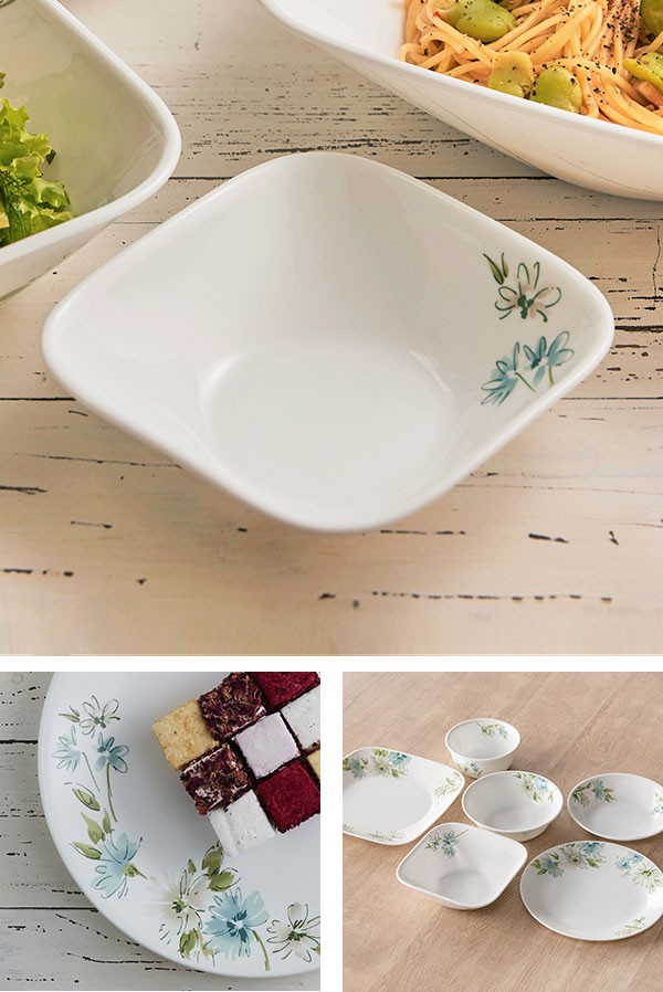 CORELLE（コレール） ボウル 13cm スクエア フェアリーフローラ （ 食