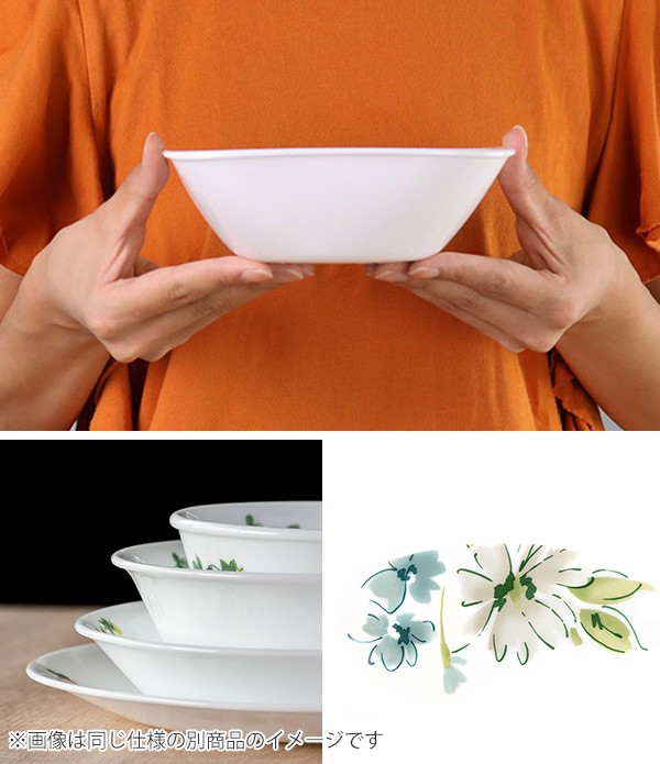 CORELLE（コレール） ボウル 16.5cm スクエア フェアリーフローラ