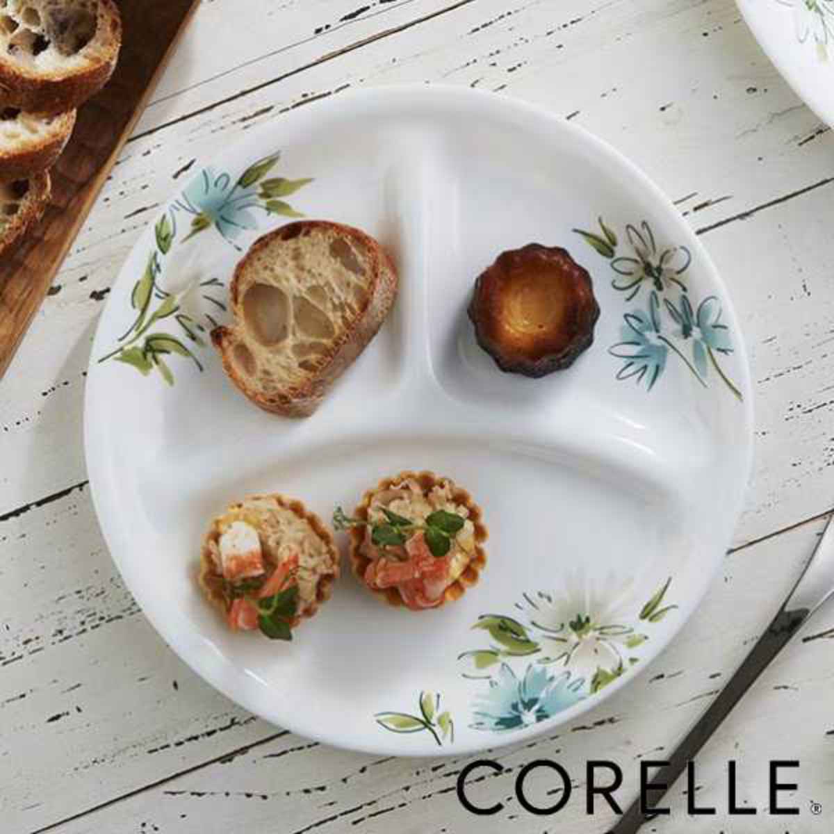 ランチプレート 21.5cm コレール CORELLE フェアリーフローラ 5枚