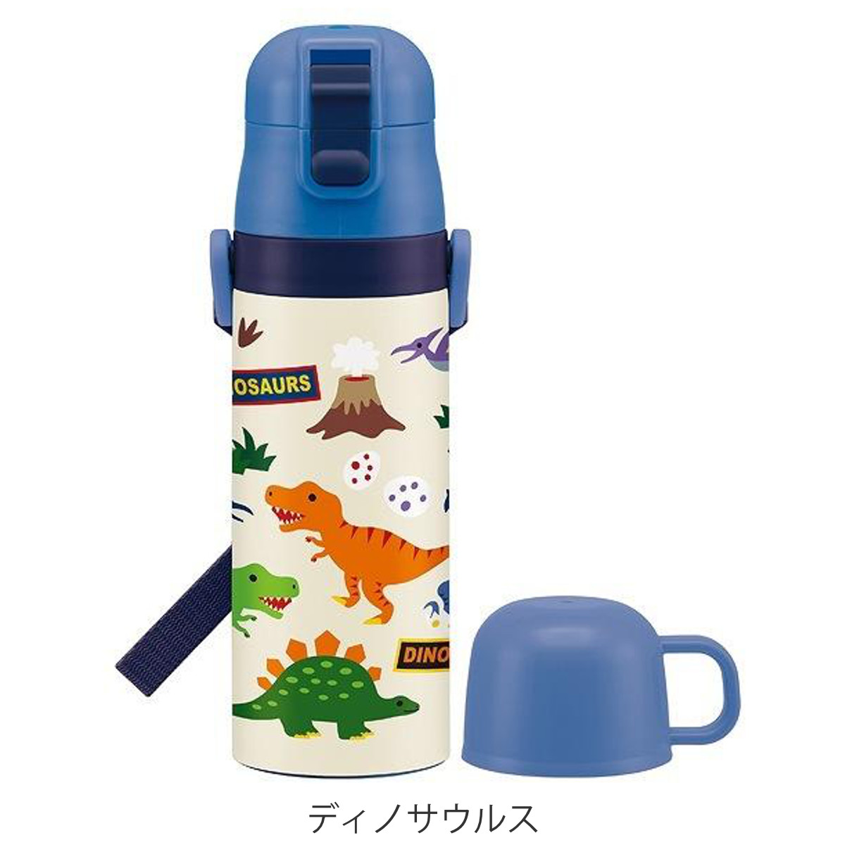 スケーター 水筒 ステンレス 直飲み コップ 2way 軽量 430ml 子供