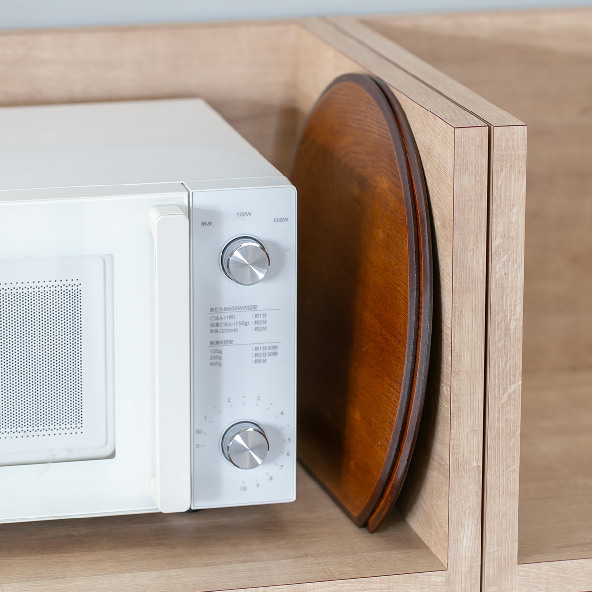 半月膳 36×32cm 漆塗り 天然木 ランチョンマット 5枚セット （ お盆