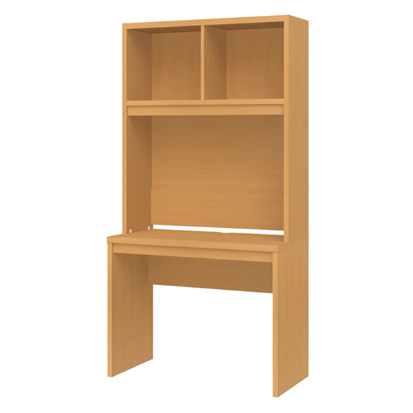 オーダーデスク 収納ラック付 オフィス家具 オープス 幅76〜90cm