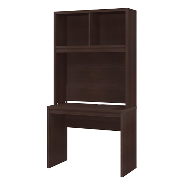 オーダーデスク 収納ラック付 オフィス家具 オープス 幅76〜90cm