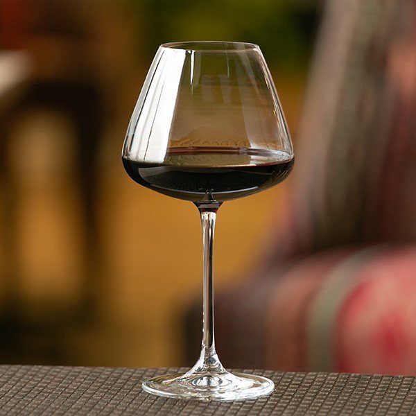 ワイングラス 420ml DESIRE デザイアー ガラス製 羽模様付 （ 食洗機