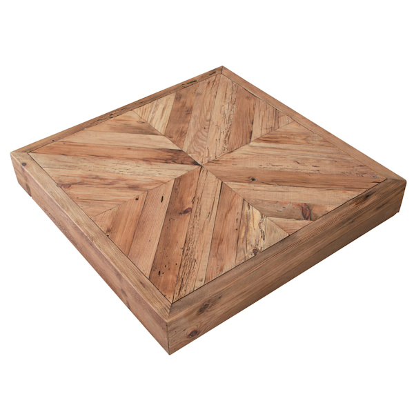 東谷 ローテーブル 幅100cm 木製 天然木 古材 正方形 ヴィンテージ調