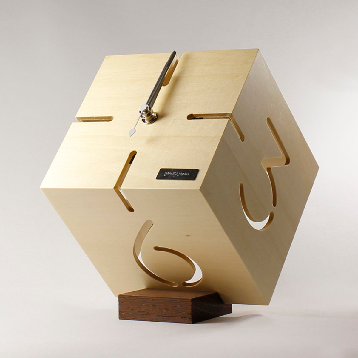 ヤマト工芸 置き時計 yamato PUZZLE STAND ナチュラル （ 時計
