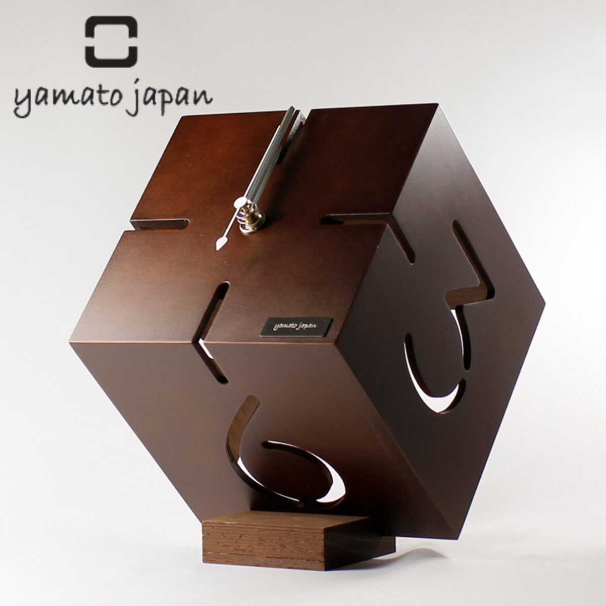 ヤマト工芸 置き時計 yamato PUZZLE STAND ナチュラル （ 時計
