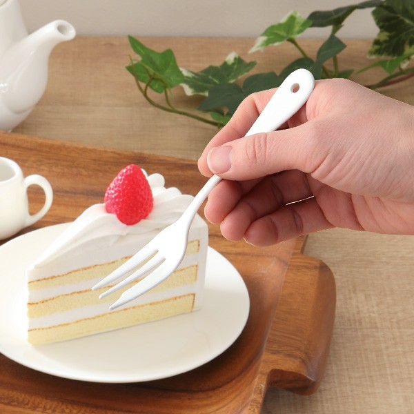 ケーキフォーク ブラン blanc ステンレス製 フォーク ホーロー 日本製
