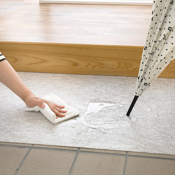 フロアマット 大理石調 60X90cm （ エントランスマット ドアマット