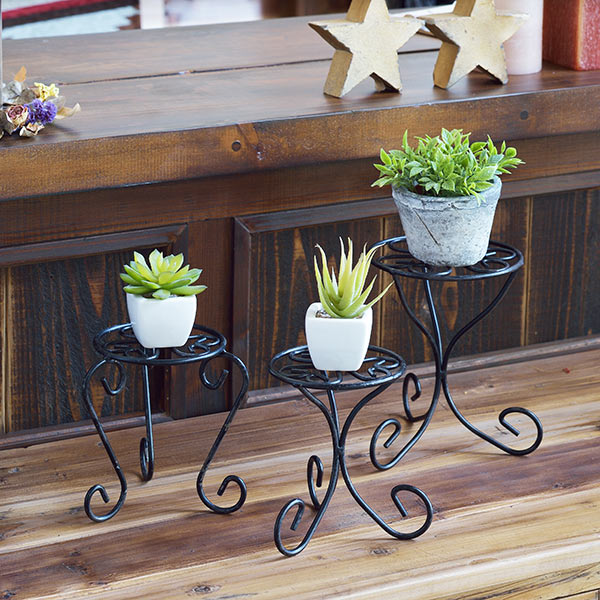 SANKA（サンカ） フラワースタンド ミニテーブルスタンド S （ 花台 鉢