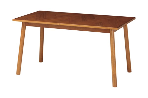 ダイニングテーブル 寄木突板 ヴィンテージ調 HENT 幅130cm