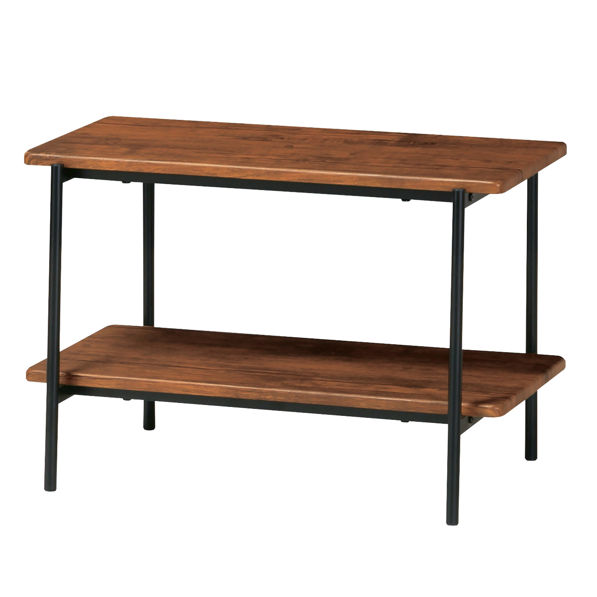 弘益 テレビ台 幅60cm 2段 ローボード ヴィンテージ調 シンプル