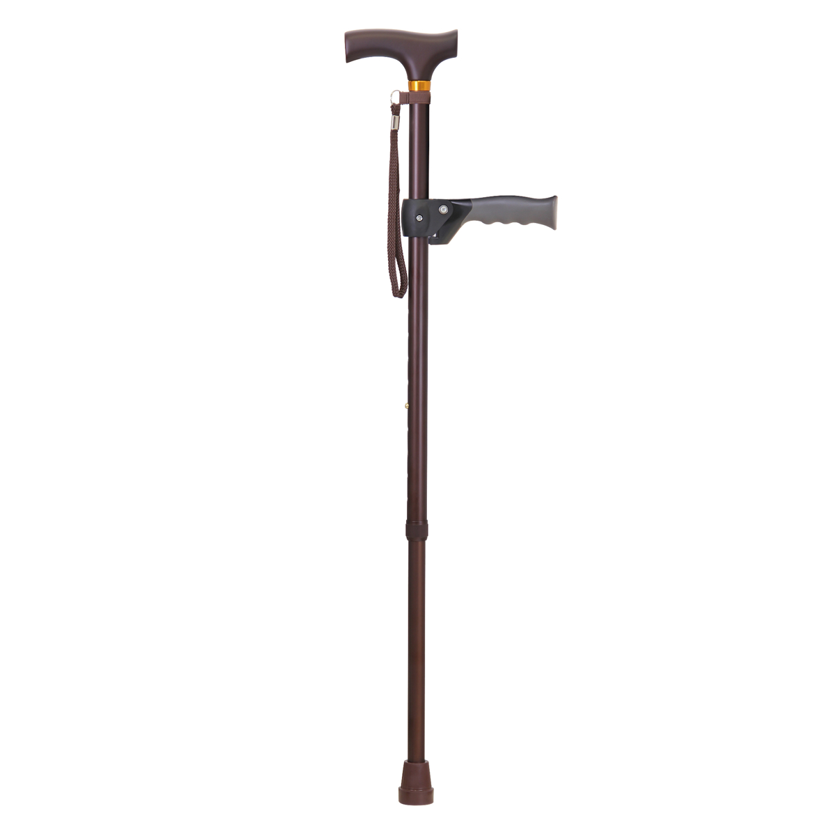 幸和製作所 杖 伸縮 ステッキ 長さ調節 立つサポ （ 伸縮杖 10段階調節