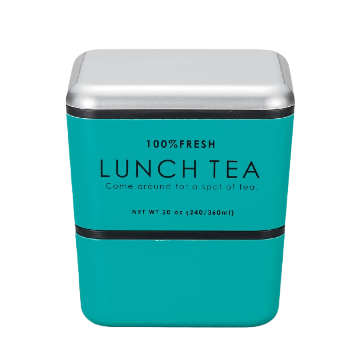 弁当箱 2段 600ml LUNCH TEA スクエアネストランチ （ お弁当箱 ランチ