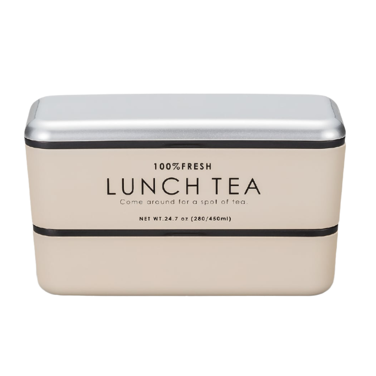 お弁当箱 2段 LUNCH TEA 長角ネストランチ 730ml ランチボックス