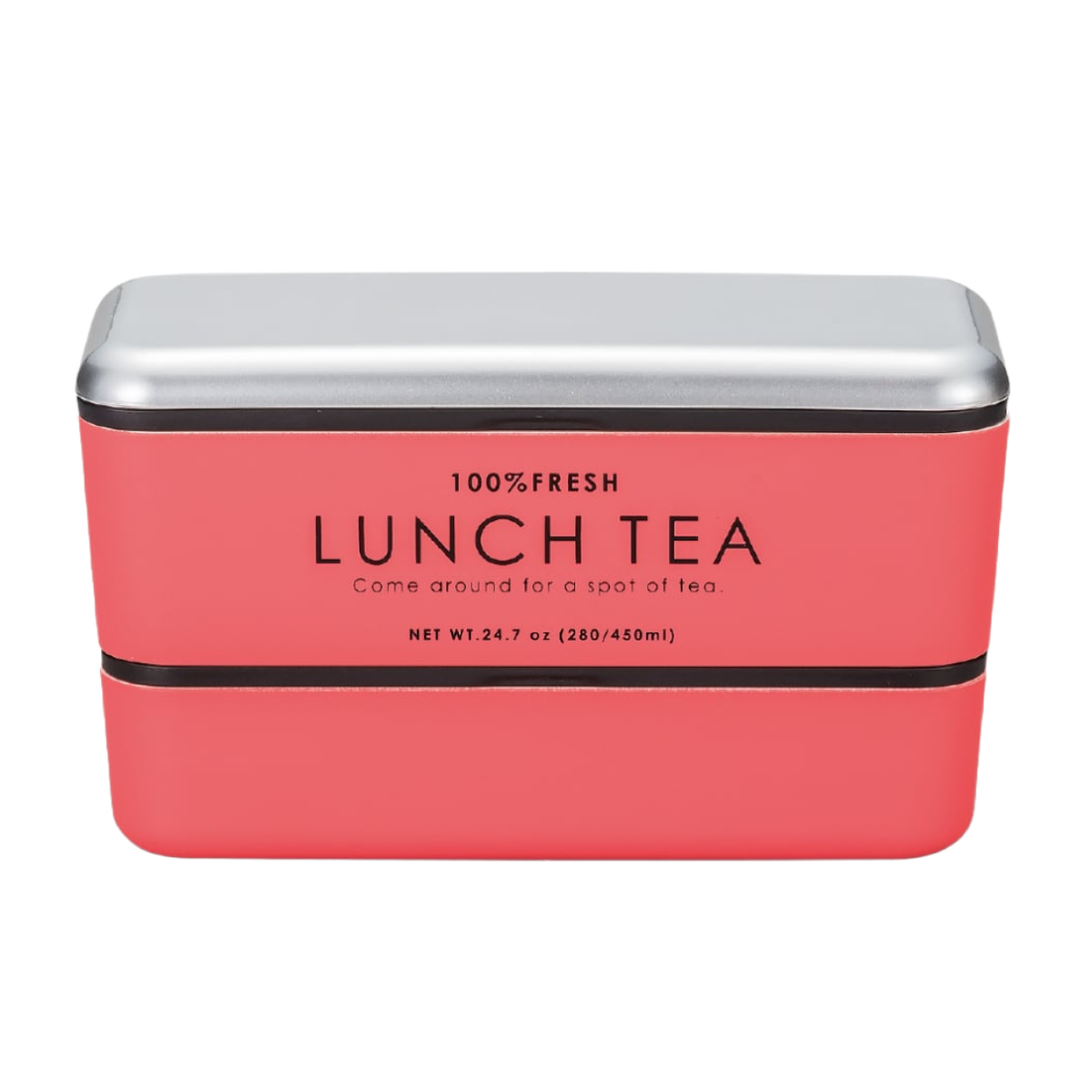 お弁当箱 2段 LUNCH TEA 長角ネストランチ 730ml ランチボックス