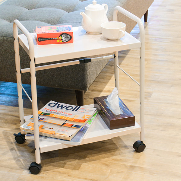 Fits WORK ラック 2段 幅37〜54×奥行29×高さ58cm デスク下 収納 ワゴン