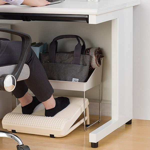 Fits WORK ラック 幅45×奥行29×高さ37cm 足元すっきりラック デスク下