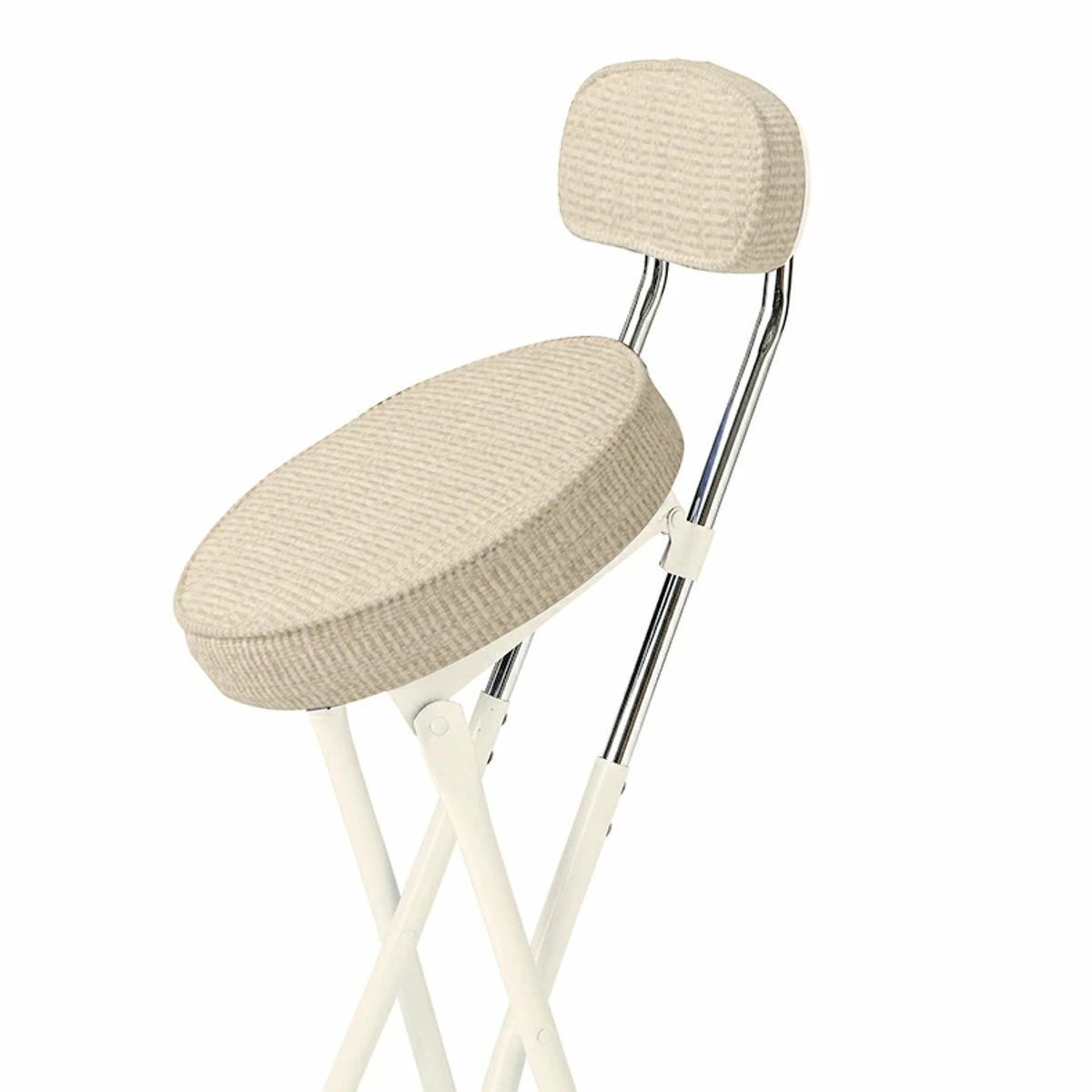 弘益 カウンターチェア 2脚セット 高さ約60cm 背もたれ付き