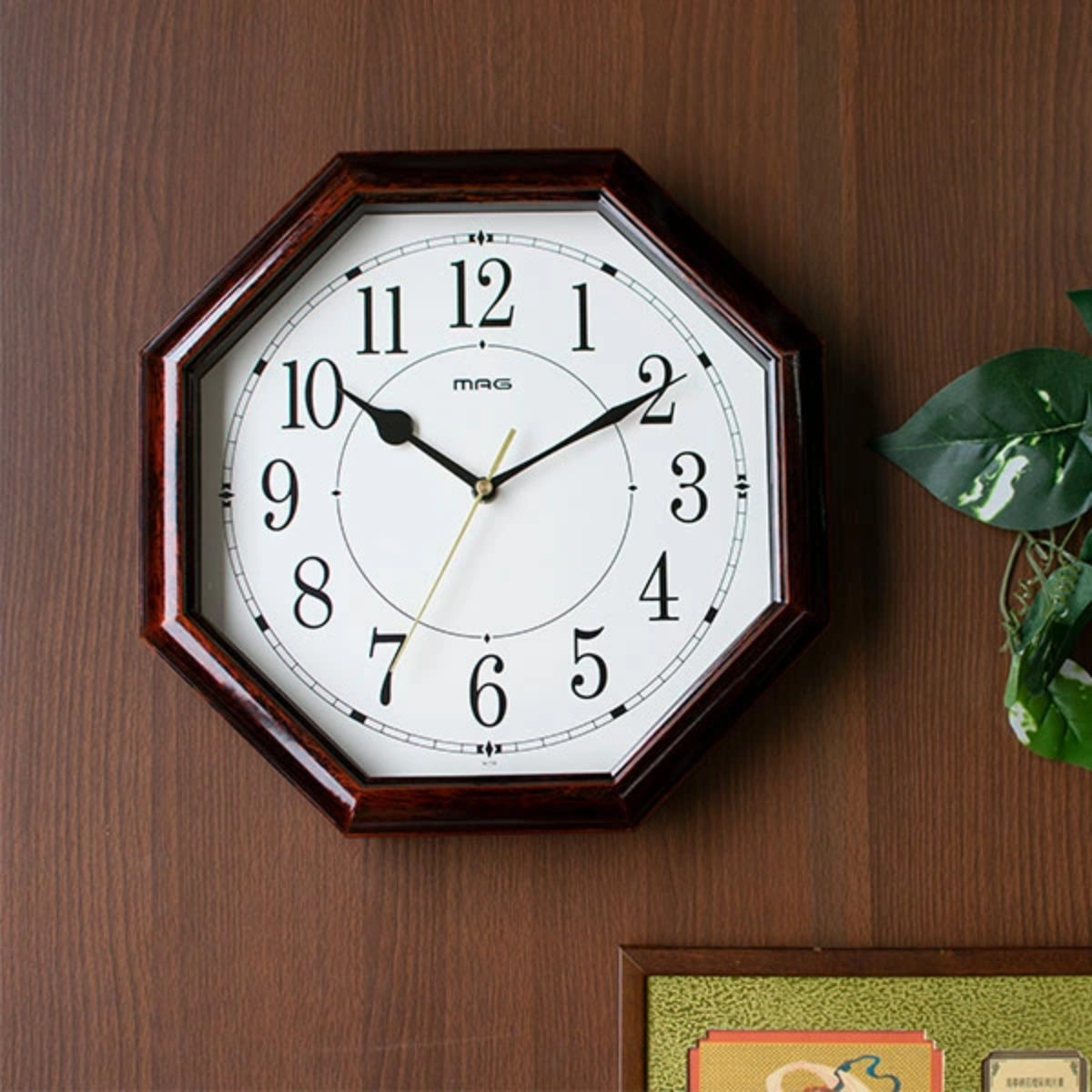 ノア精密 掛け時計 電波時計 ネオオクターゴ （ 壁掛け時計 時計