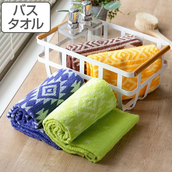 KAPITAL キャピタル オルテカ柄 バスタオル バスタオル 60×120cm ホームリラックス オルテガ タオル （ バス
