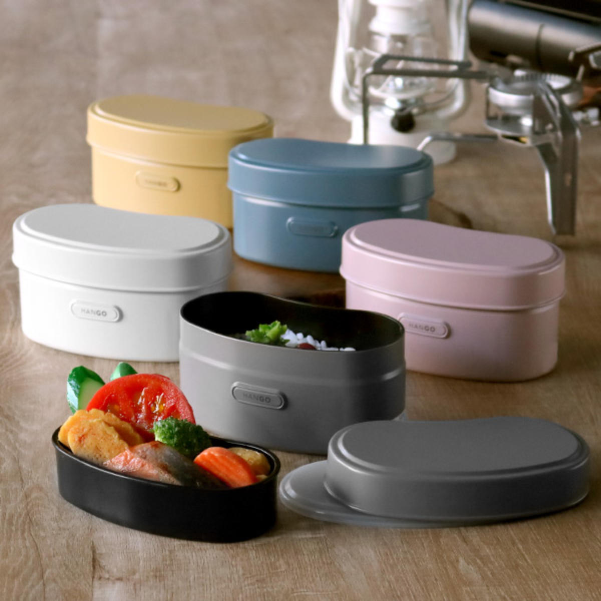 弁当箱 500ml 2段 HANGO LUNCH （ お弁当箱 ランチボックス レンジ対応
