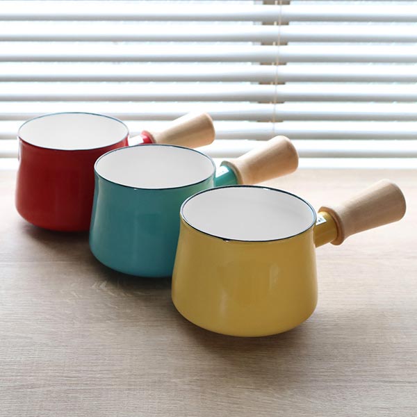 パール金属 ミルクパン プチっとホーローミルクパン 五徳セット