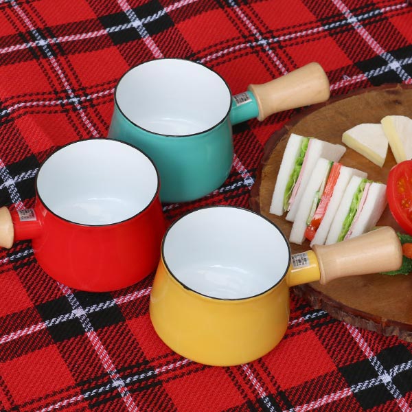 パール金属 ミルクパン プチっとホーローミルクパン 五徳セット