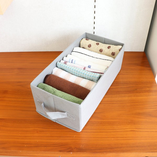 引出し収納 収納ボックス 幅18×奥行36×高さ13cm 引き出し 収納 不織布 グレー