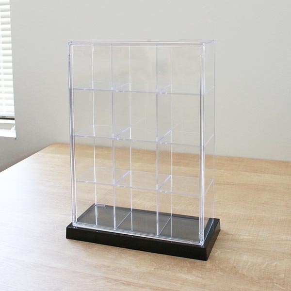 コレクションケース スクエア 12マス L12 卓上 クリアケース クリア