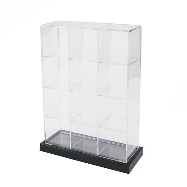 透明収納ケース ディスプレイボックス　12セット マルチクリアボックス 6個セット 6点セット ラダー 棚付き