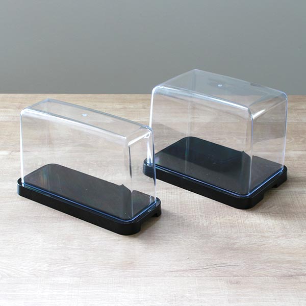 コレクションケース ラウンド L 卓上 クリアケース クリア 透明 収納