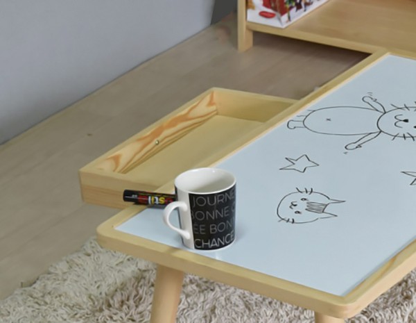 B.Bファニシング ライティングテーブル 幅75cm キッズテーブル お