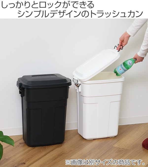 ゴミ箱 トラッシュカン 50L ロック付き フタ付き （ ごみ箱 キッチン
