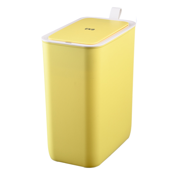 特典付き EKO ゴミ箱 8L モランディ スマート プラスチックセンサービン （ ごみ箱 8リットル 自動開閉 センサー 幅16.5 角型 キッチン 小さい ふた付き ）｜livingut｜07
