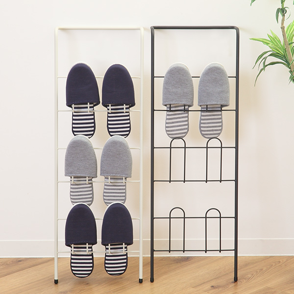 スリッパラック 壁掛け アイアン ラダーラック （ スリッパ 収納