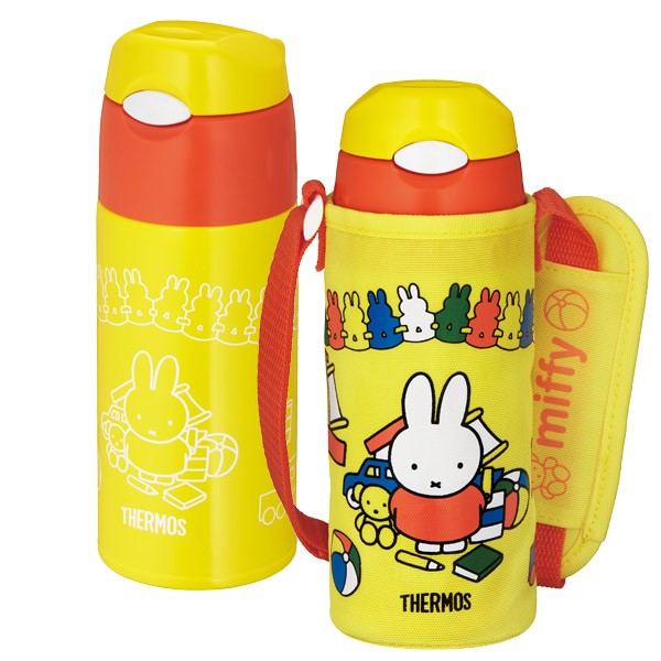 サーモス 水筒 キッズ 400ml ステンレス ミッフィー 真空断熱ストローボトル FHL-402FB （ THERMOS miffy 保冷  ワンプッシュ スポーツドリンク対応 子供 ） :323409:お弁当グッズのカラフルボックス - 通販 - Yahoo!ショッピング