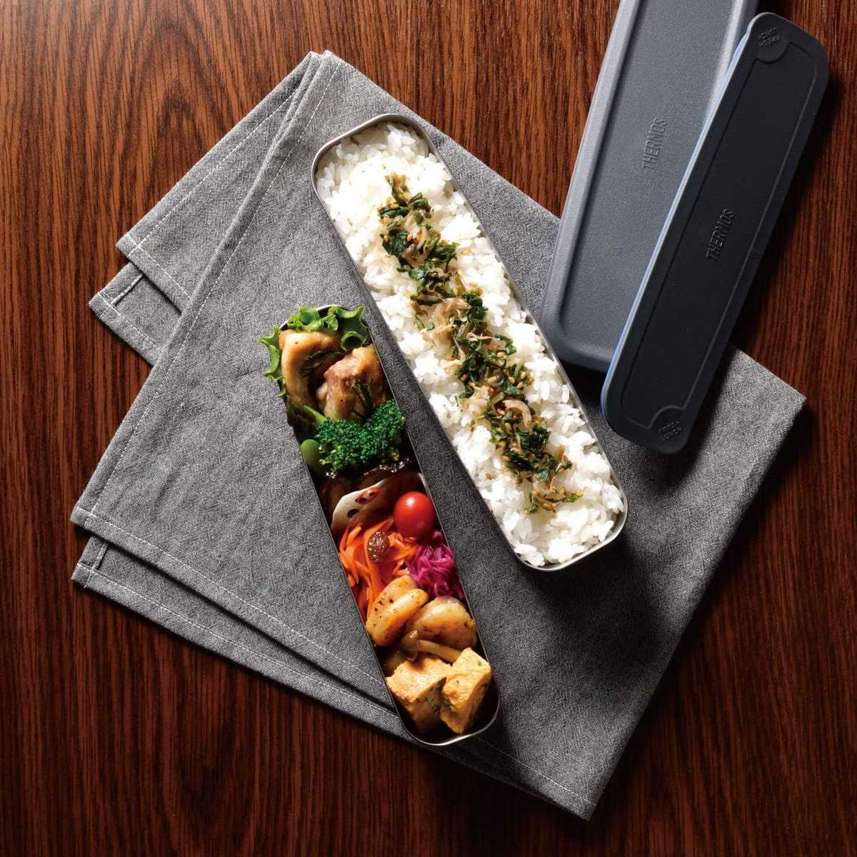 THERMOS（サーモス） お弁当箱 2段 フレッシュランチボックス 815ml 箸