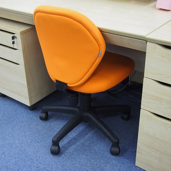 法人限定） オフィスチェア キャスター付き 座面高43cm〜54cm 昇降式