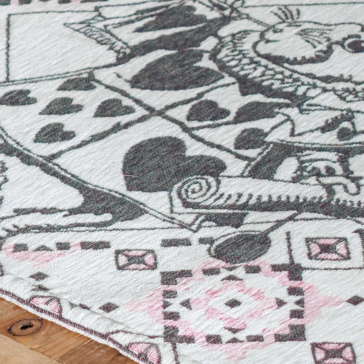 マット インテリアマット ラッパうさぎ （ 玄関マット 多目的マット