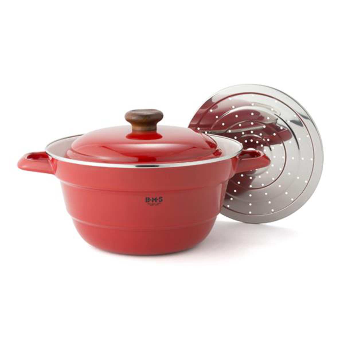 富士ホーロー 鍋 IH対応 27cm Honey Ware オールインワン スノコ付