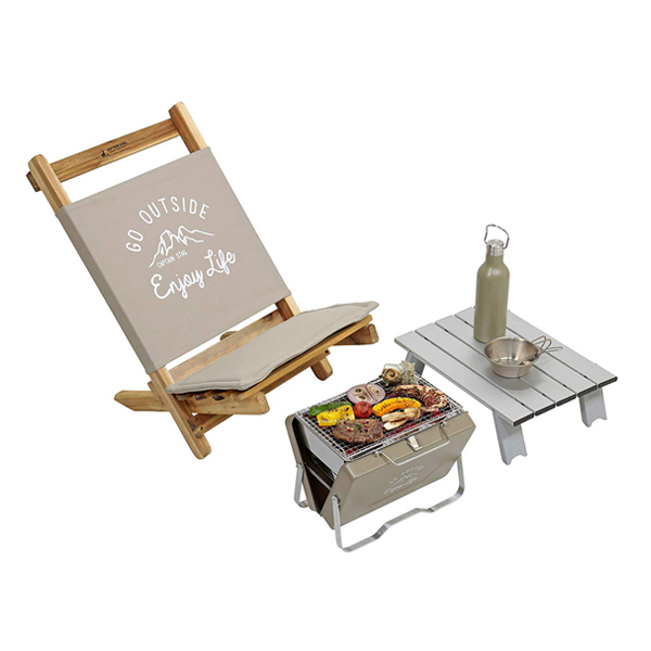 卓上使用可！キャプテンスタッグコンパクトコンロ モンテ バーベキューコンロ 折りたたみ コンロ 卓上グリル キャプテン